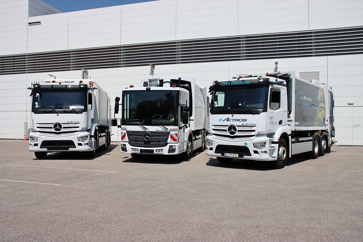 Vollelektrische Entsorgungslösungen von Mercedes-Benz Trucks