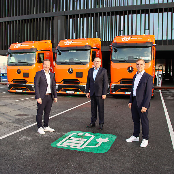 Mercedes-Benz eActros 600 für Gebrüder Weiss