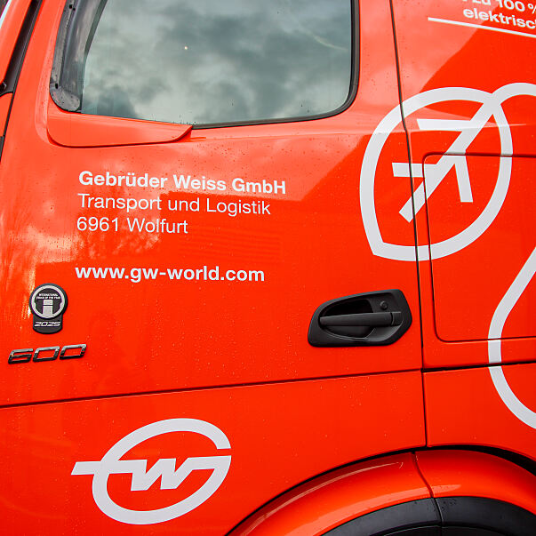 Mercedes-Benz eActros 600 für Gebrüder Weiss