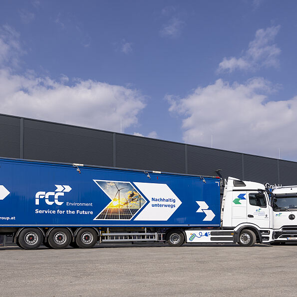 Übergabe Mercedes-Benz eActros an FCC Austria