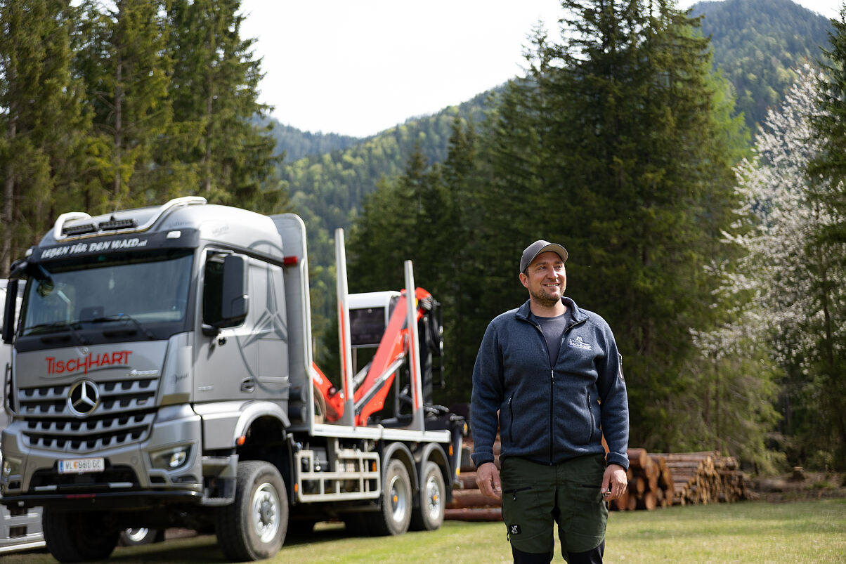Mercedes-Benz Arocs im Holztransport