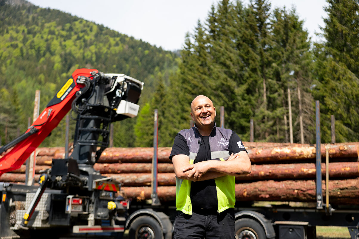 Mercedes-Benz Arocs im Holztransport