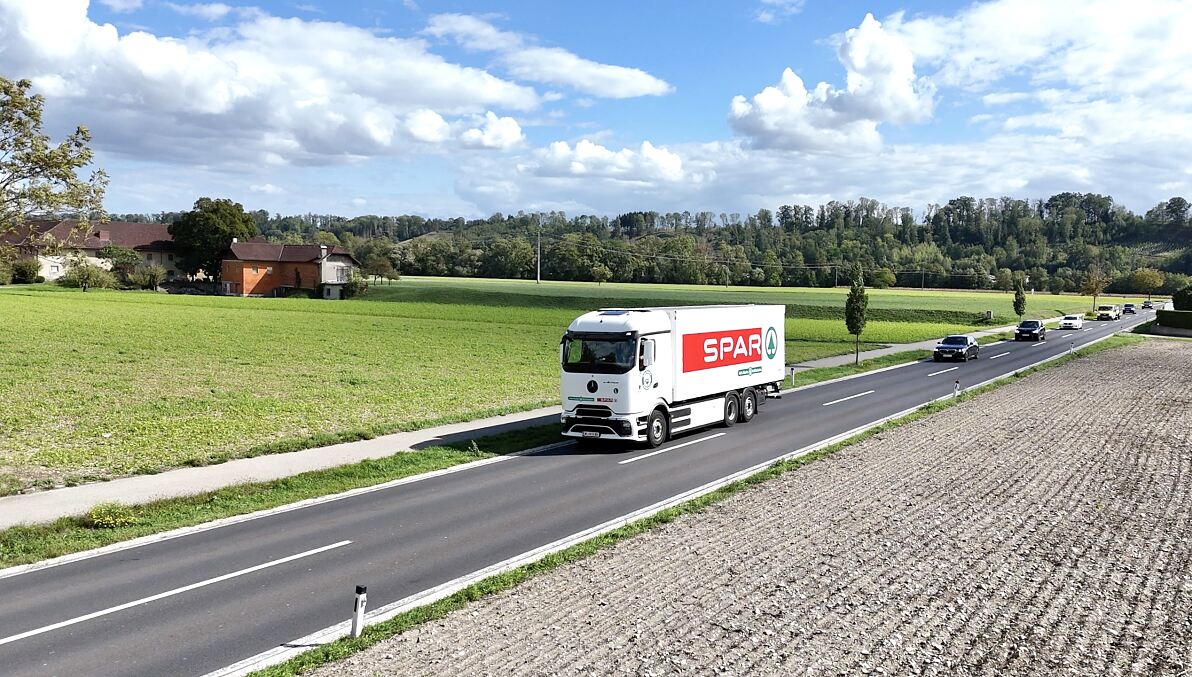 Mercedes-Benz eActros 600 für SPAR