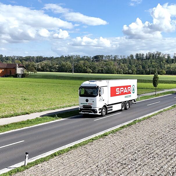 Mercedes-Benz eActros 600 für SPAR