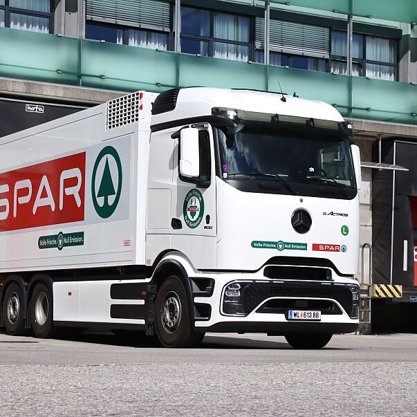 Mercedes-Benz eActros 600 für SPAR