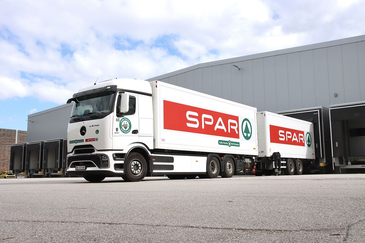 Mercedes-Benz eActros 600 für SPAR