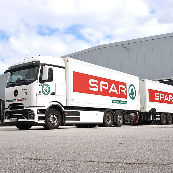 Mercedes-Benz eActros 600 für SPAR