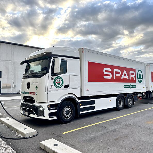 Mercedes-Benz eActros 600 für SPAR