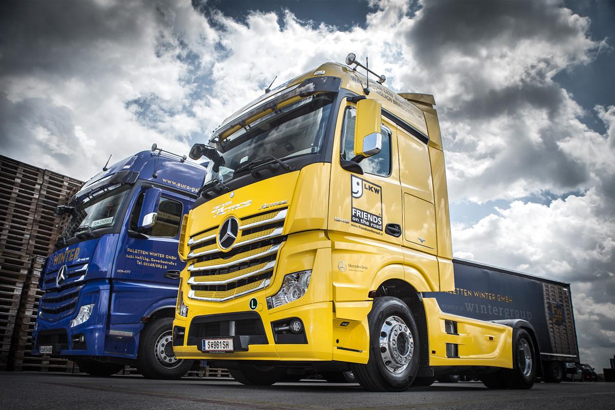 Firmengruppe Winter gewinnt Actros für ein Jahr