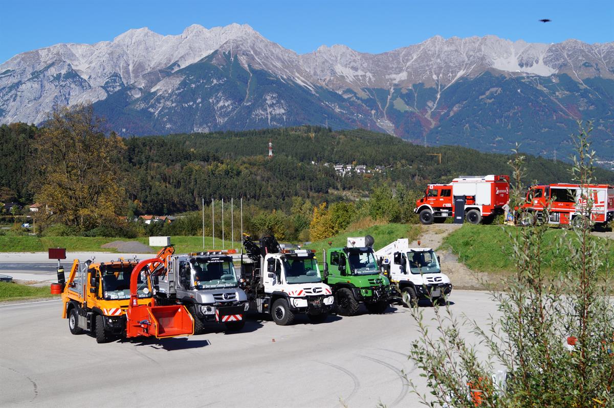 Unimog Fahrzeugpräsentation