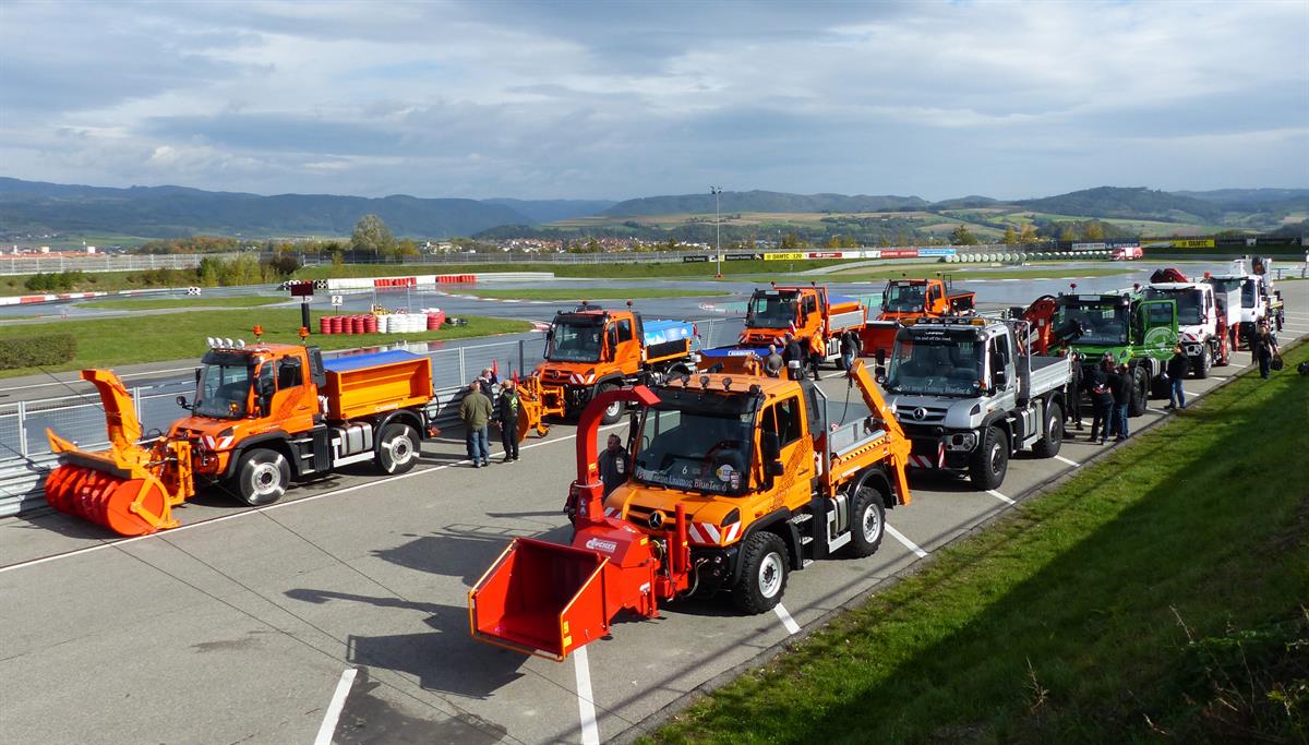Unimog Fahrzeugpräsentation