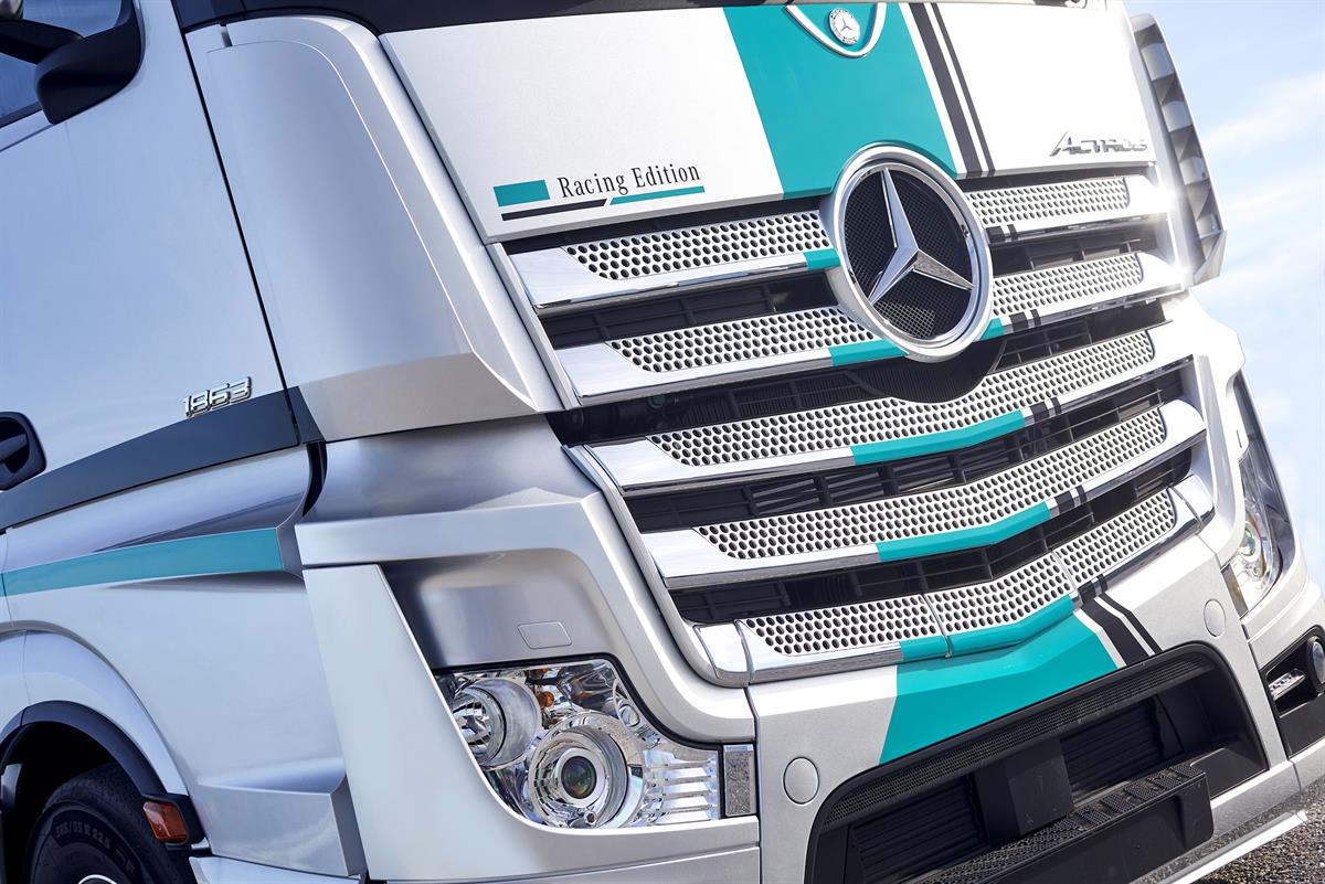 Actros Racing Edition Austria - Chromlamellen