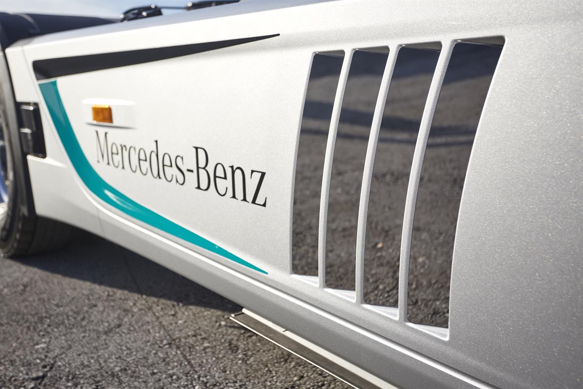 Actros Racing Edition Austria - Edelstahlzierteile Seitenverkleidung