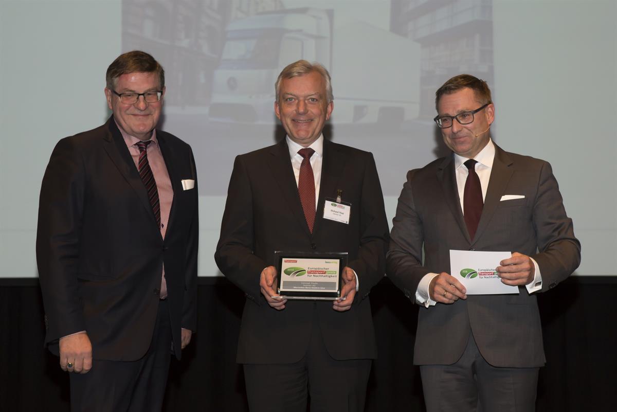  „Europäischen Transportpreis für Nachhaltigkeit 2018“ geht an Mercedes-Benz eTruck