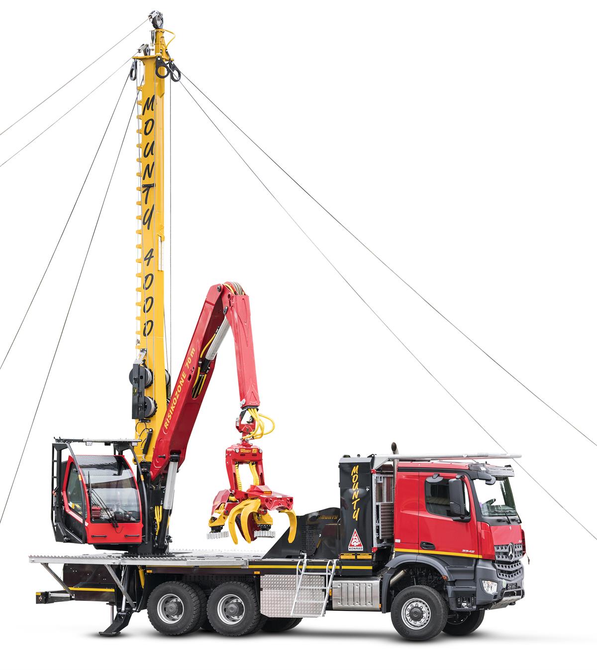 Arocs AK3342 Mounty Gebirgsharvester