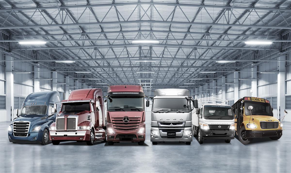 Daimler Trucks Family Shot 2018