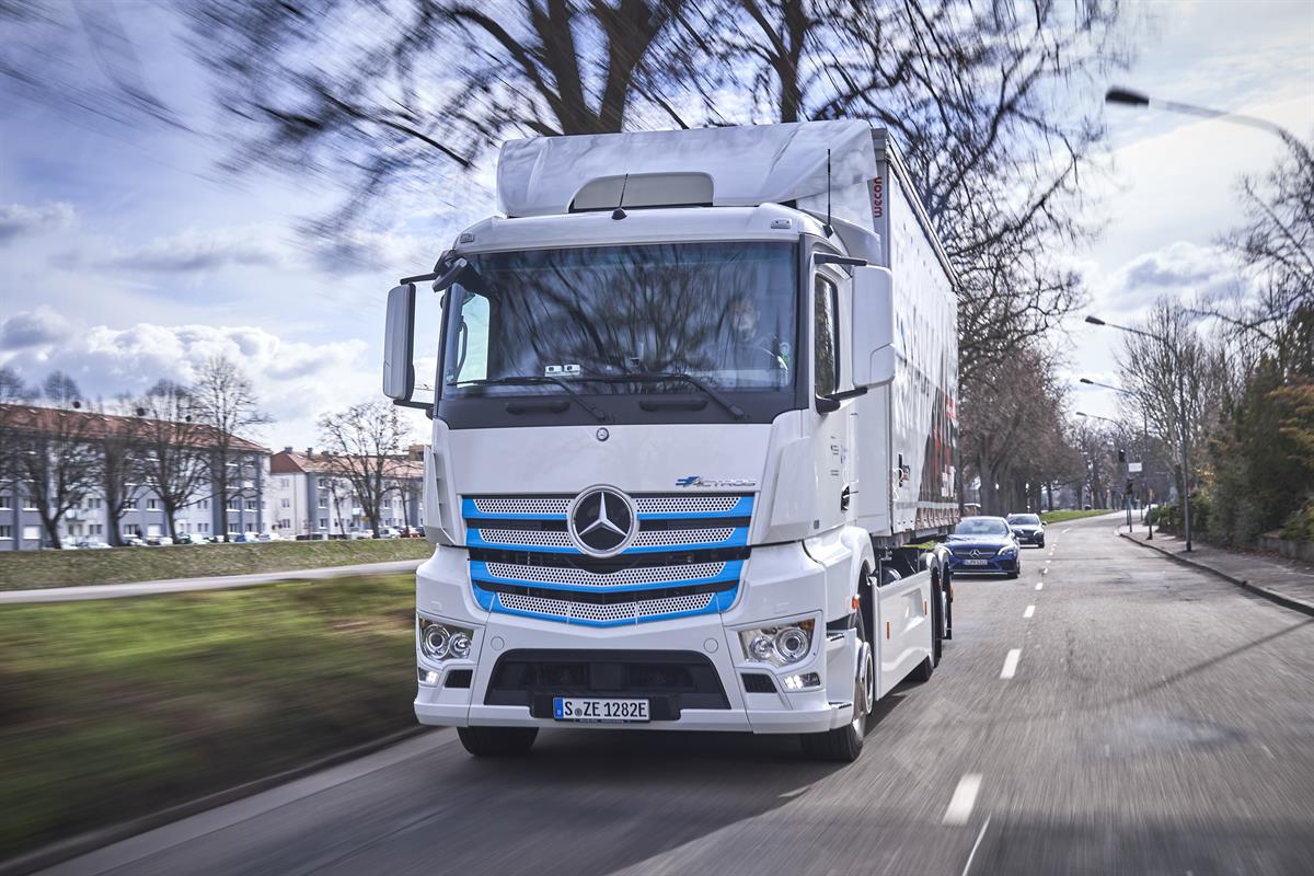 Rein batterieelektrisch angetriebener Lkw für den schweren Verteilerverkehr