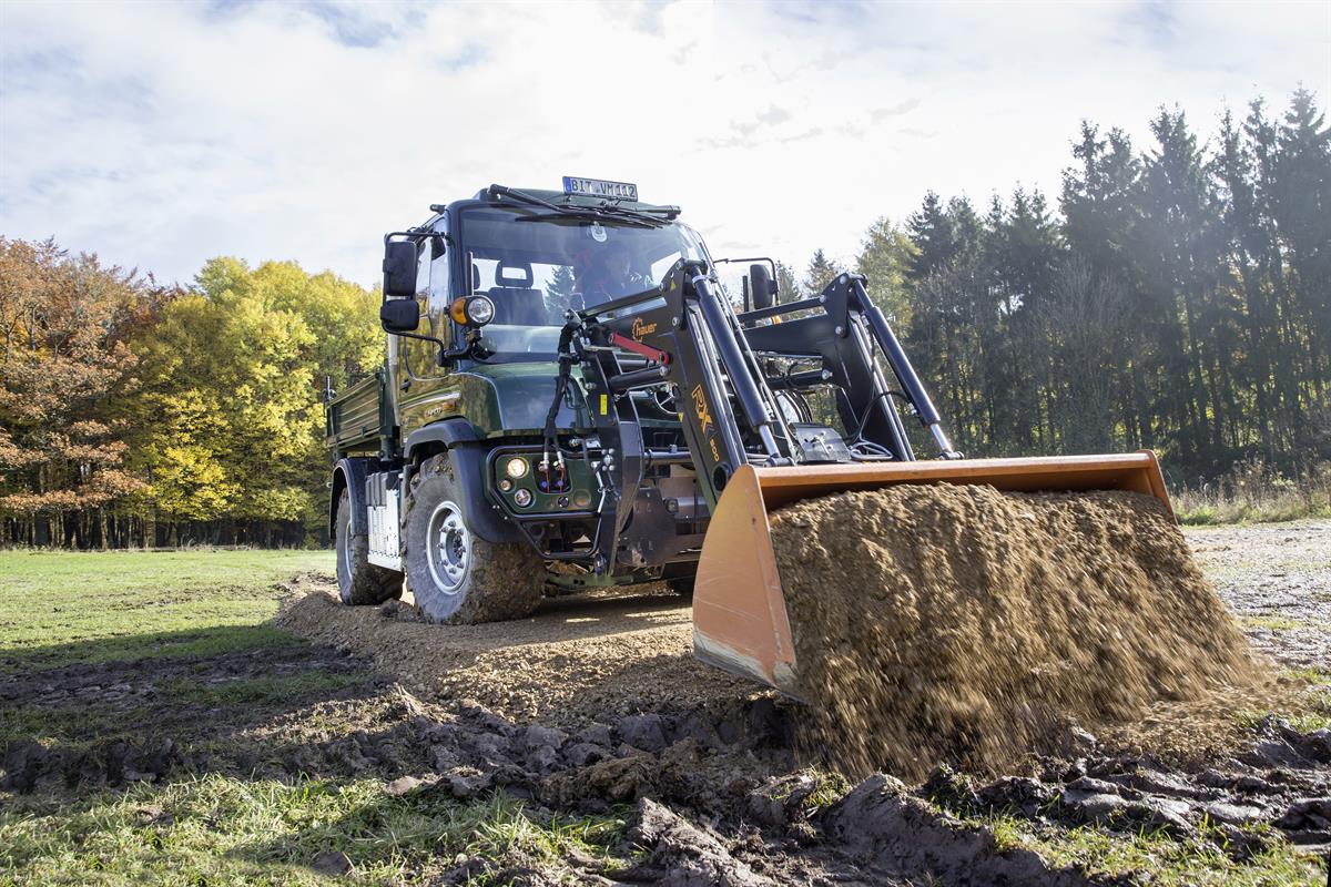 Unimog U 318 Einsatzaufnahmen Forstwirtschaft Udo van Meeteren