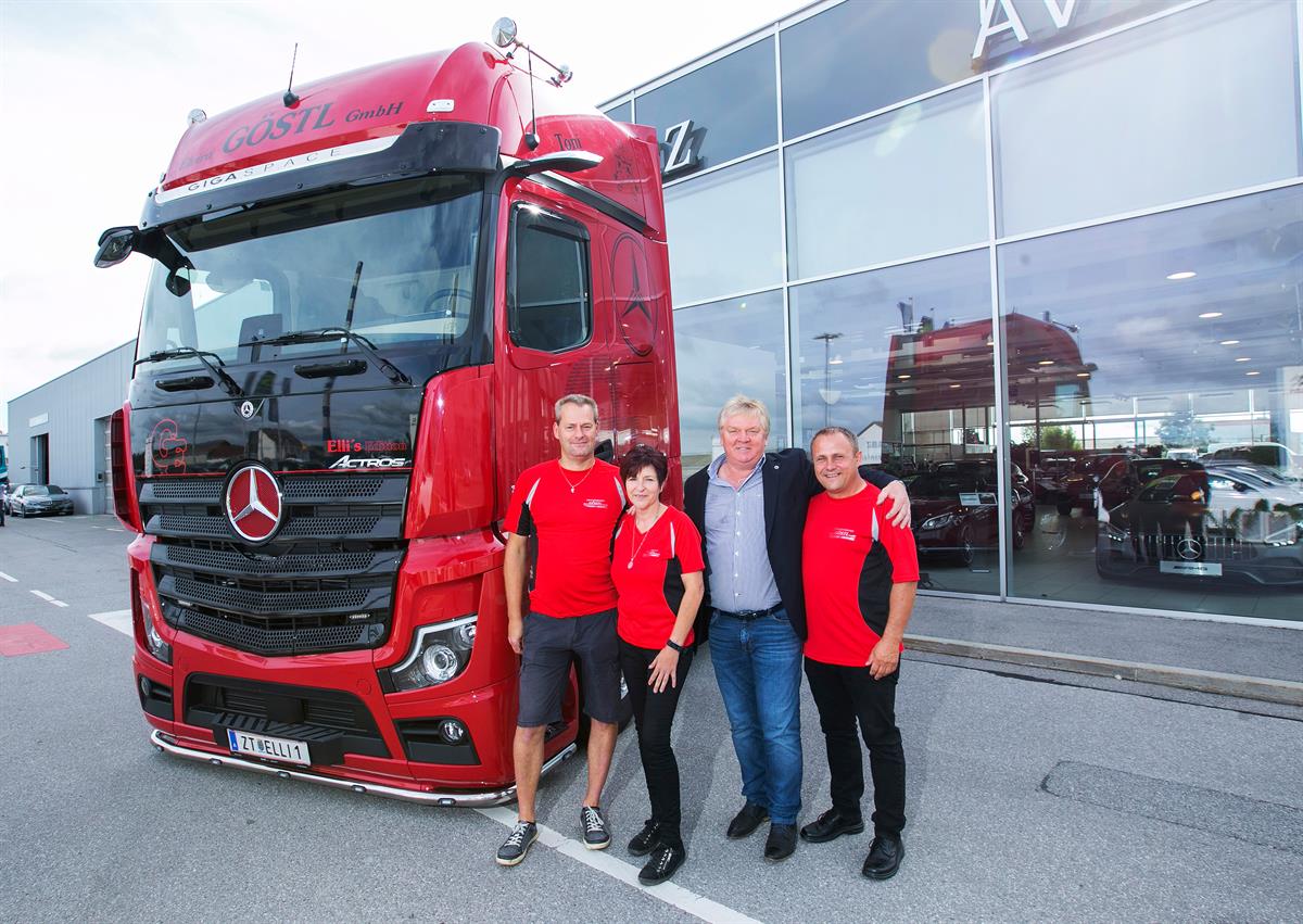 Neuer Mercedes-Benz Actros für Elvira Göstl GmbH