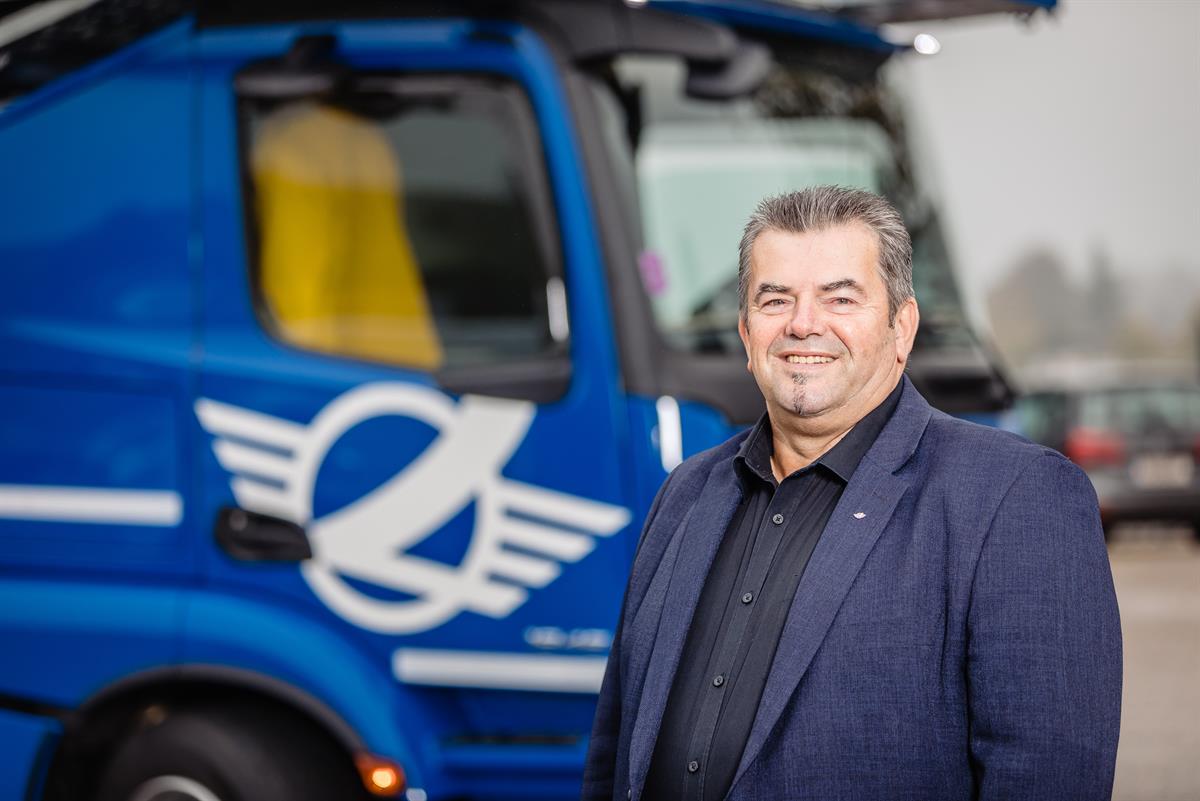 Franz Birgmann, Prokurist und Fuhrparkleiter Lagermax Autotransport GmbH in Salzburg. 
