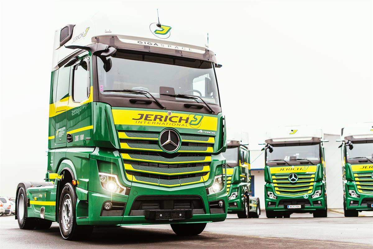 Jerich International: 40 neue Actros zum 50jährigen Jubiläum