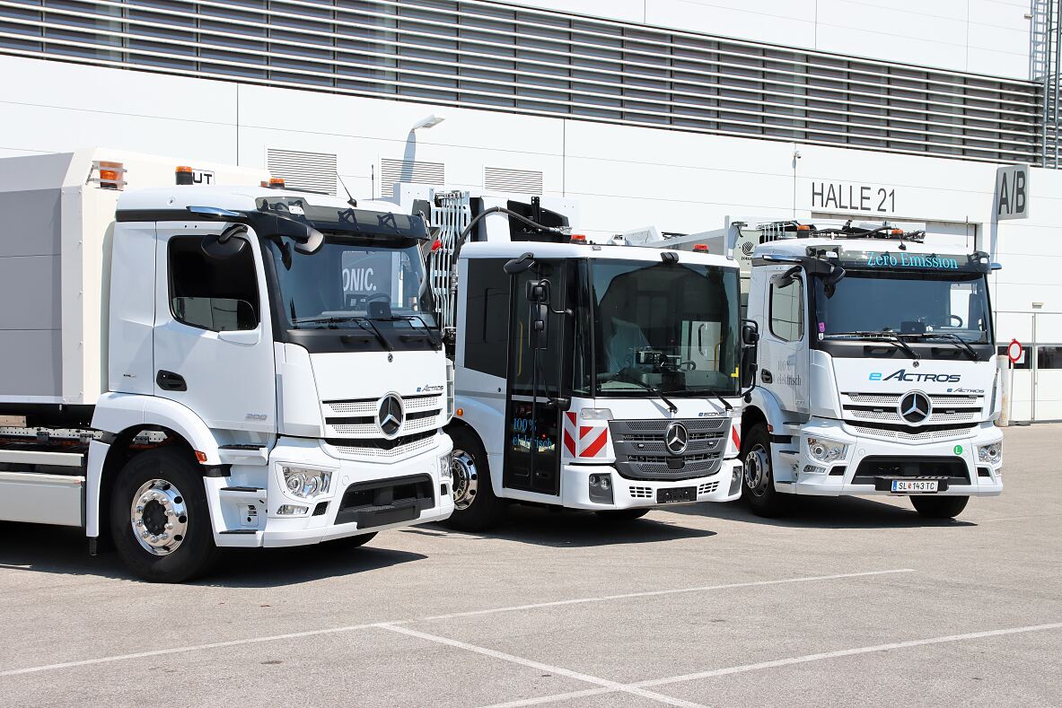 Vollelektrische Entsorgungslösungen von Mercedes-Benz Trucks