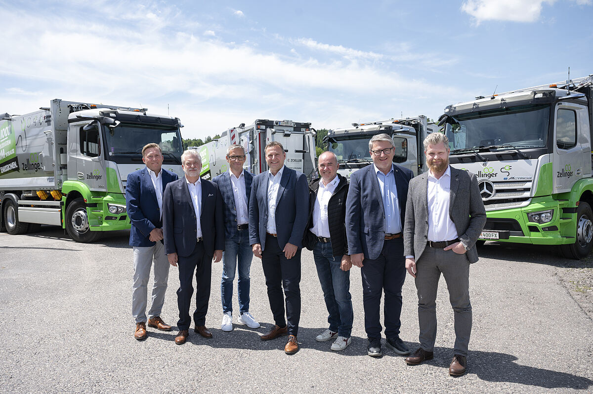Vorreiter in der Entsorgungslogistik: eActros für Zellinger GmbH