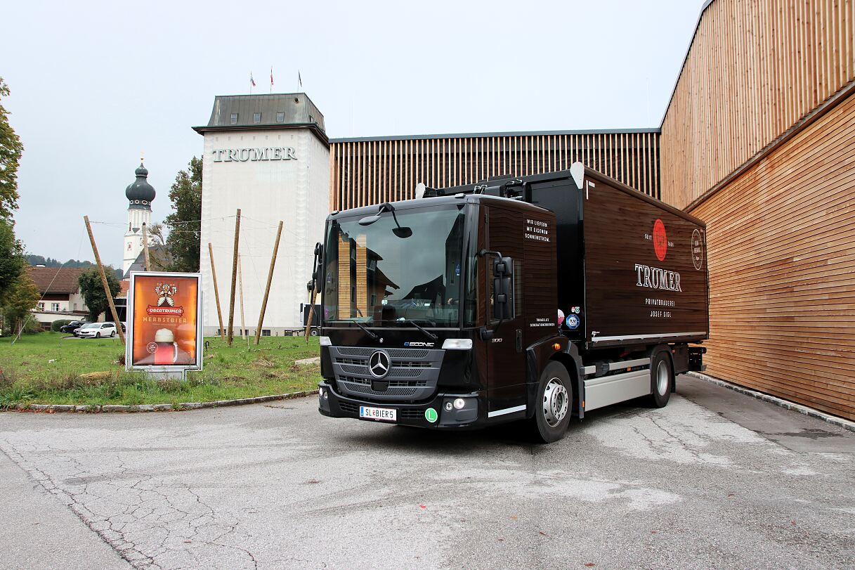 Emissionsfreie Bierlogistik: Trumer setzt auf eEconic