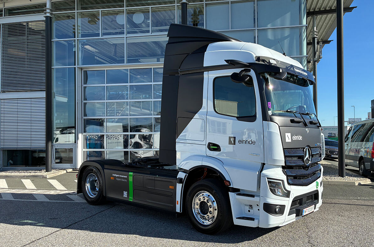 Einride übernimmt erste eActros 400 in Österreich