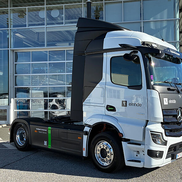 Einride übernimmt erste eActros 400 in Österreich