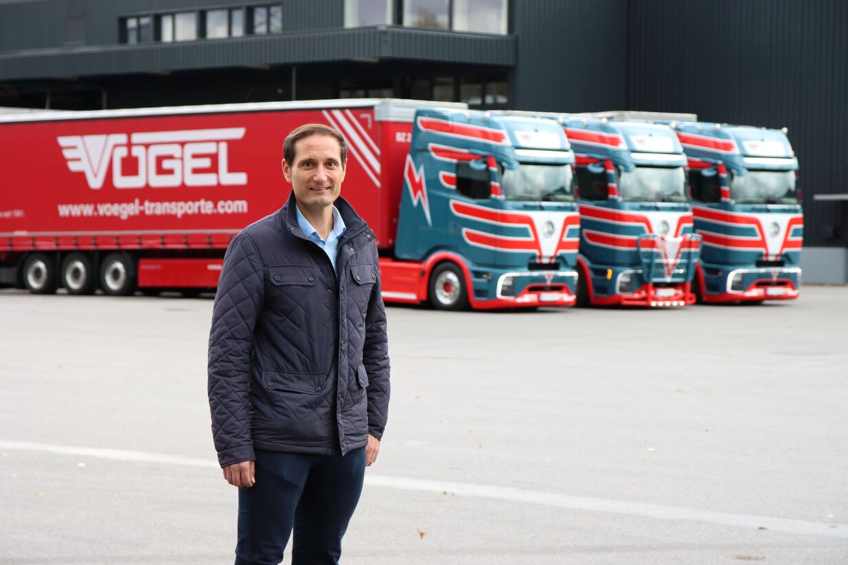 Vögel Transporte elektrifiziert den Transportalltag mit drei eActros 600
