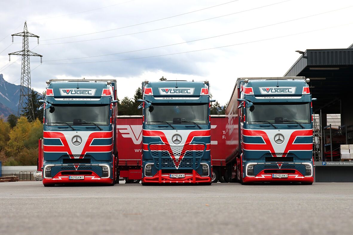 Vögel Transporte elektrifiziert den Transportalltag mit drei eActros 600